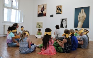 Workshop "Erzählstoffe" mit der 1. Klasse der Elisabethschule, 2018